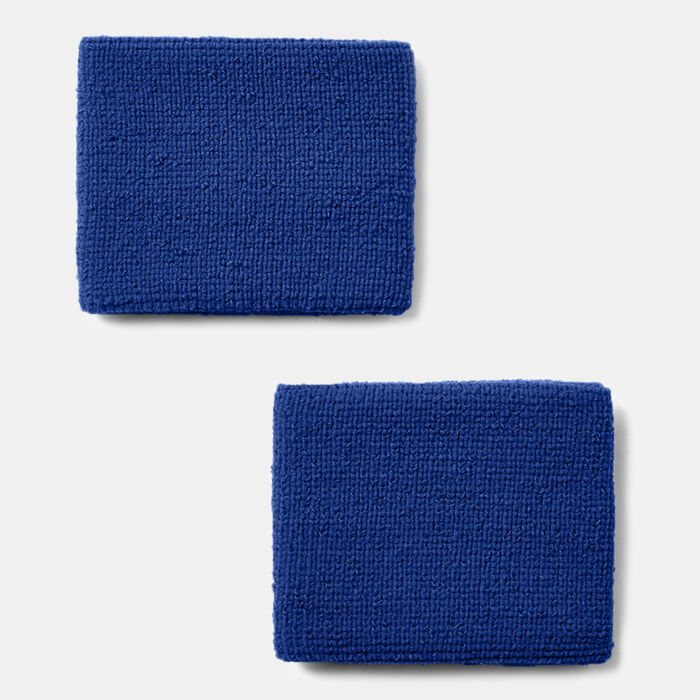 Under Armour Men's Performance Wristbands (2 Pack) Blue Under Armour Men's Performance Wristbands (2 Pack) Blue image number 1