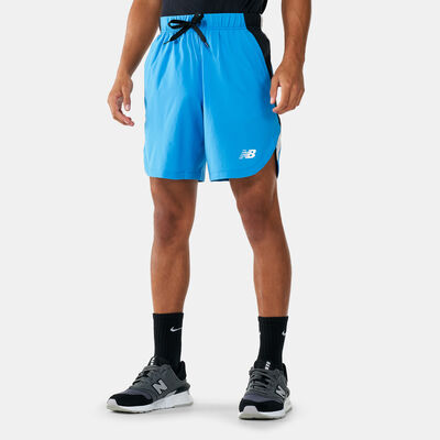 New Balance Men's R.W.T Woven Shorts Blue