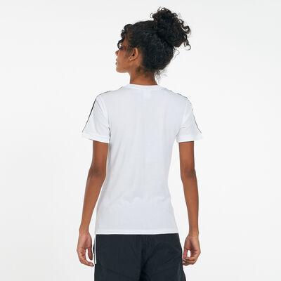 adidas Originals Women's 3-Stripes T-Shirt White