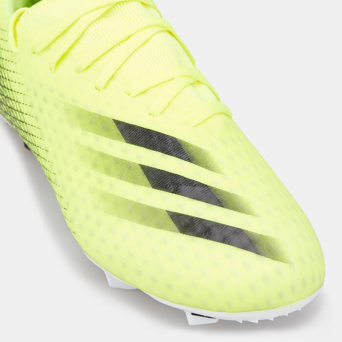 adidas Men's X Ghosted.3 Firm Ground Football Shoe yellow image number 5