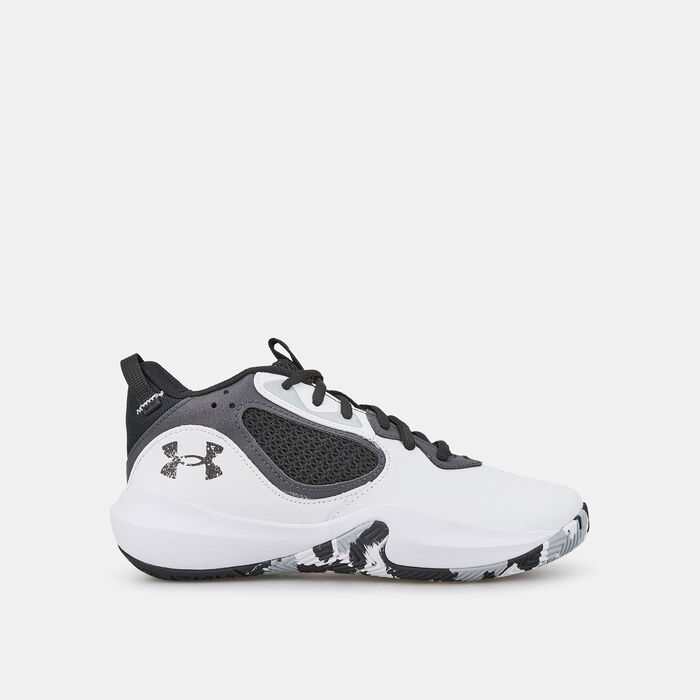 Under Armour Kids' UA Lockdown 6 Basketball Shoe (Older Kids) White Under Armour Kids' UA Lockdown 6 Basketball Shoe (Older Kids) White image number 0