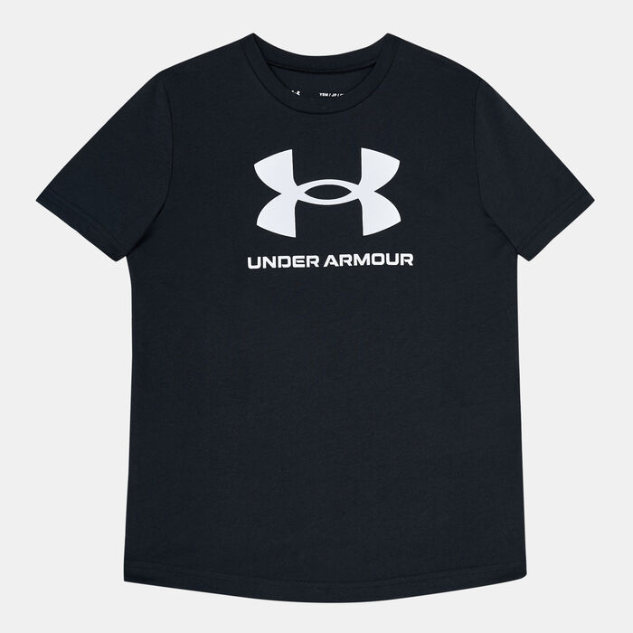 Under Armour Kids' Sportstyle Logo Training T-Shirt Black Under Armour Kids' Sportstyle Logo Training T-Shirt Black image number 0