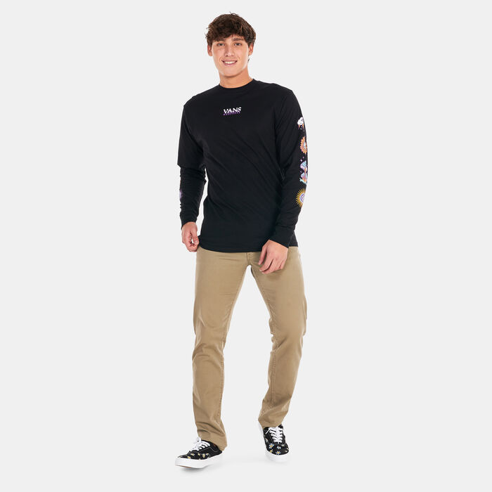 Vans Men's Abstract Long Sleeve T-Shirt Black Vans Men's Abstract Long Sleeve T-Shirt Black image number 2