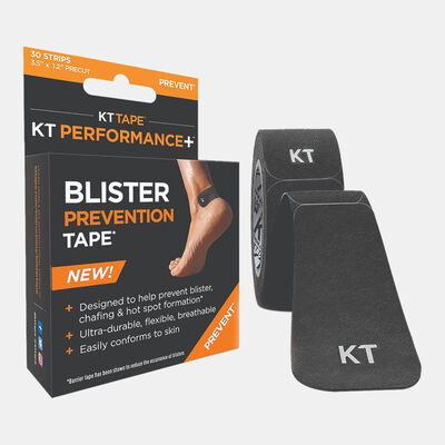 KT Tape Blister Prevention Strips (30 Strips) Black