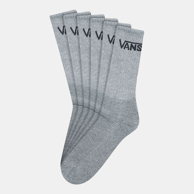 Vans Men's Classic Crew Socks (3 Pack) Grey