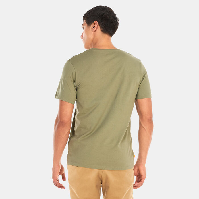 Timberland Men's Tree Logo Seasonal Camo T-Shirt Green image number 1
