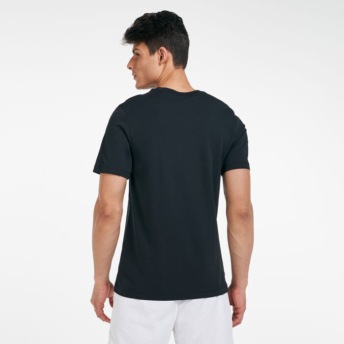Nike Men's Mash Swoosh T-Shirt Black image number 1