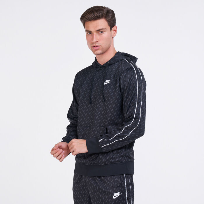 Nike Men's Sportswear Repeat Hoodie Black Nike Men's Sportswear Repeat Hoodie Black image number 0