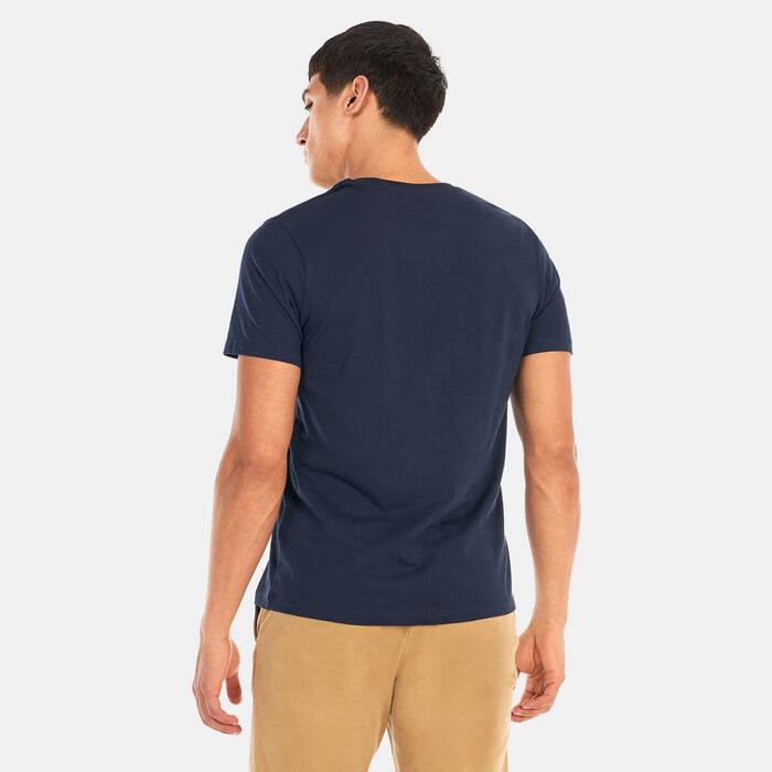 Timberland Men's Tree Logo Seasonal Camo T-Shirt Blue Timberland Men's Tree Logo Seasonal Camo T-Shirt Blue image number 1