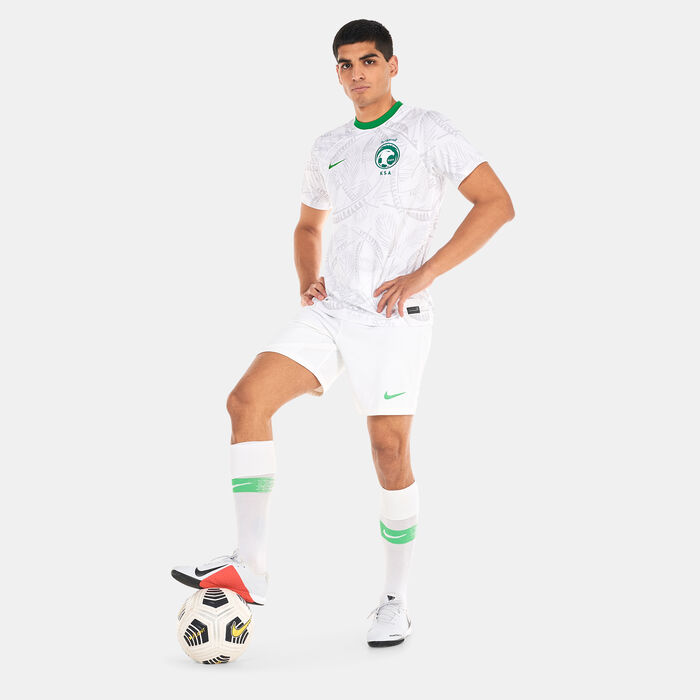 Nike Men's Saudi Arabia Stadium Home Dri-FIT Jersey - 2022/23 White image number 2