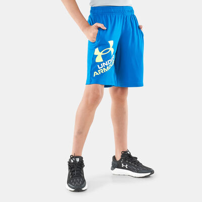 Under Armour Kids' UA Prototype 2.0 Logo Shorts Blue