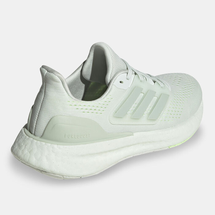 adidas Women's Pureboost 23 Running Shoes Green adidas Women's Pureboost 23 Running Shoes Green image number 2
