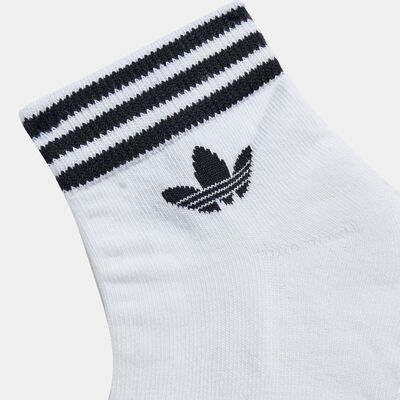 adidas Originals Trefoil Ankle Socks (3 Pack) White