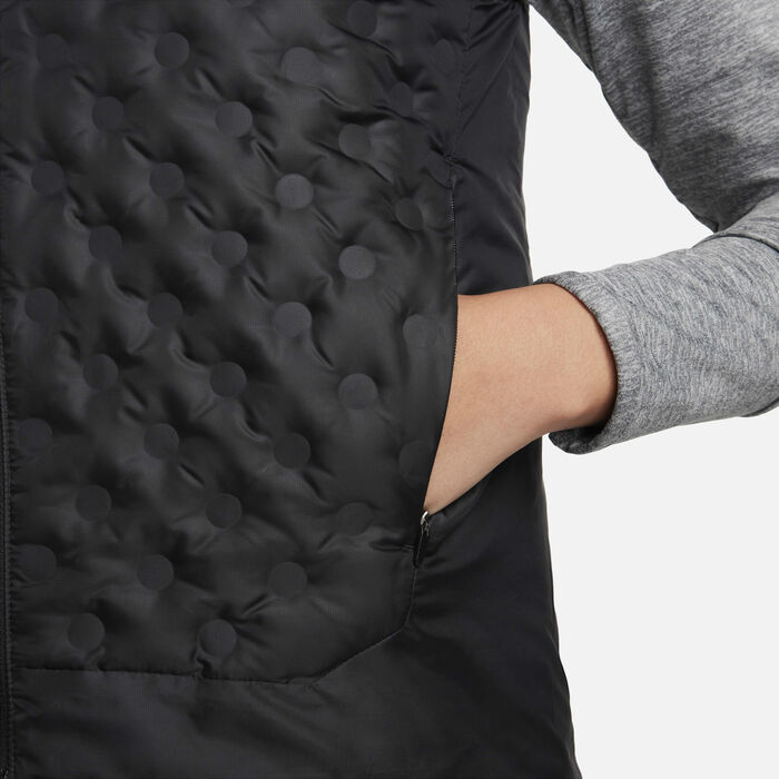 Nike Women's Therma-FIT ADV Repel AeroLoft Running Gilet Black Nike Women's Therma-FIT ADV Repel AeroLoft Running Gilet Black image number 4
