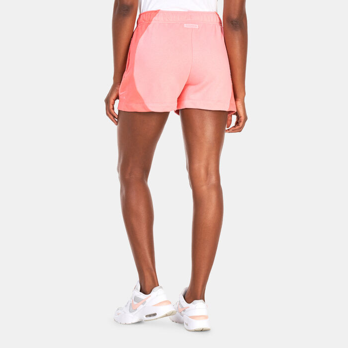 Nike Women's Fleece Shorts Pink Nike Women's Fleece Shorts Pink image number 1