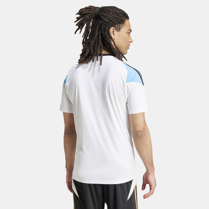 adidas Men's Messi Training Jersey White adidas Men's Messi Training Jersey White image number 1