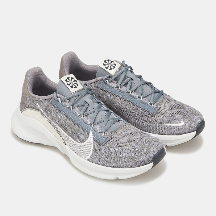 Nike Men's SuperRep Go 3 Next Nature Flyknit Training Shoes Grey image number 2