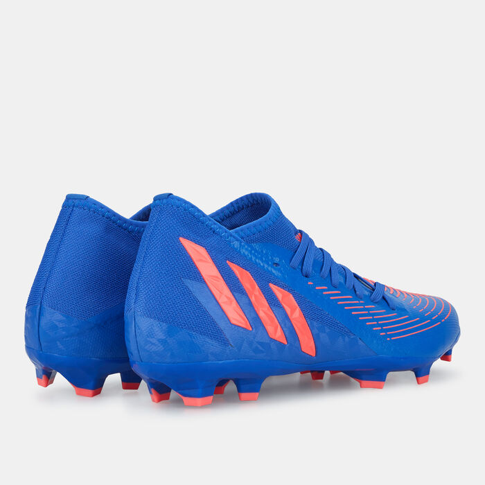 adidas Men's Predator Edge.3 Firm Ground Football Shoe Blue adidas Men's Predator Edge.3 Firm Ground Football Shoe Blue image number 3