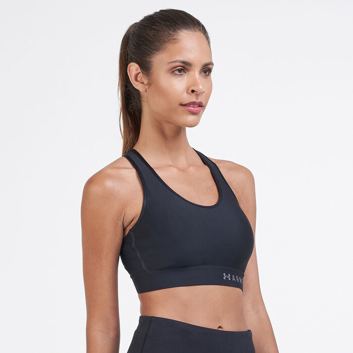 Under Armour Women's Armour® Mid Sports Bra Black Under Armour Women's Armour® Mid Sports Bra Black image number 0