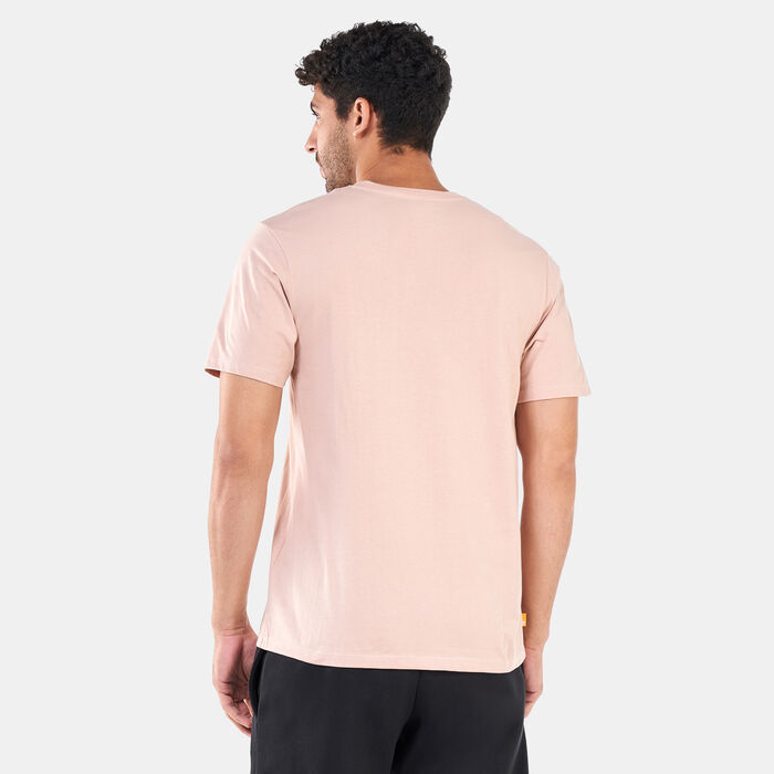 Timberland Men's Seasonal Stack Logo T-Shirt Pink Timberland Men's Seasonal Stack Logo T-Shirt Pink image number 1