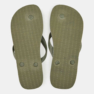 Havaianas Brasil Logo Flip Flops Green