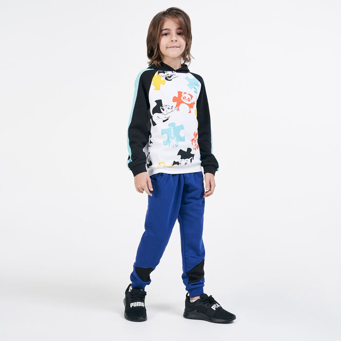 PUMA Kids' Mini Paws T7 Hoodie Black PUMA Kids' Mini Paws T7 Hoodie Black image number 2