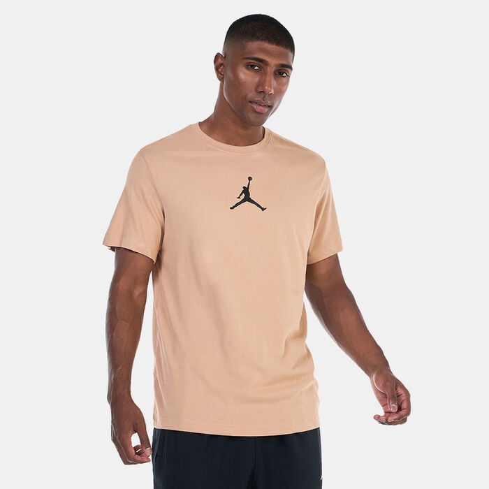 Jordan Men's Dri-FIT Jumpman T-Shirt Beige Jordan Men's Dri-FIT Jumpman T-Shirt Beige image number 0