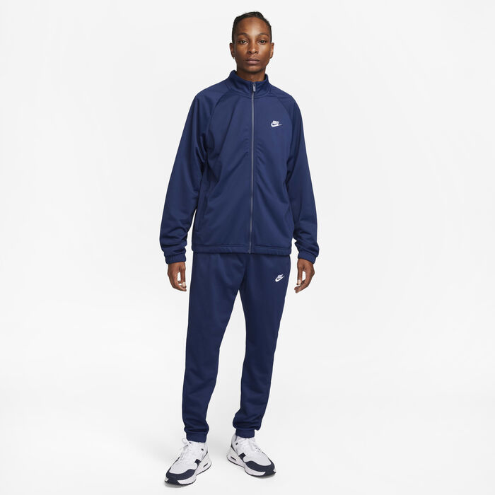 Nike Men's Club Poly-Knit Tracksuit Blue image number 0