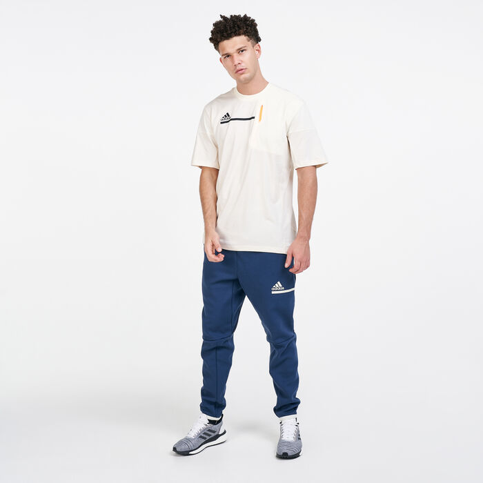 adidas Men's Z.N.E.T-Shirt White adidas Men's Z.N.E.T-Shirt White image number 2