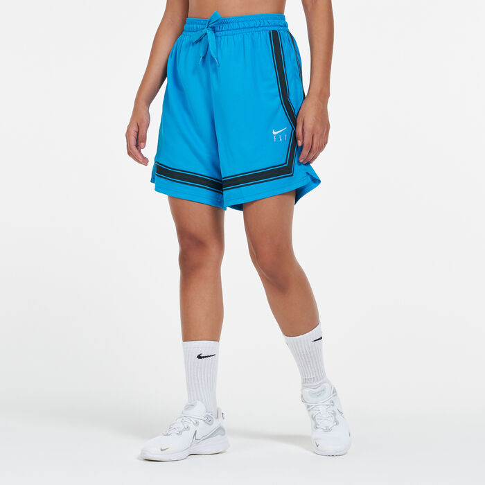 Nike Women's Dri-FIT Swoosh Fly Shorts Blue Nike Women's Dri-FIT Swoosh Fly Shorts Blue image number 0