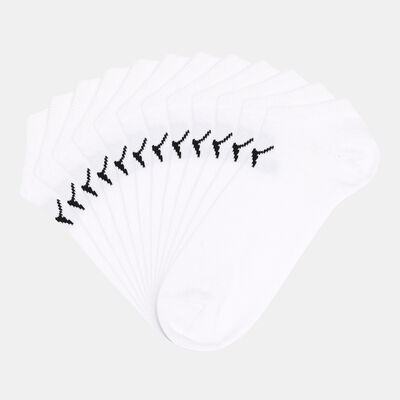 PUMA Men's Elements Ankle Socks (6 Pack) White