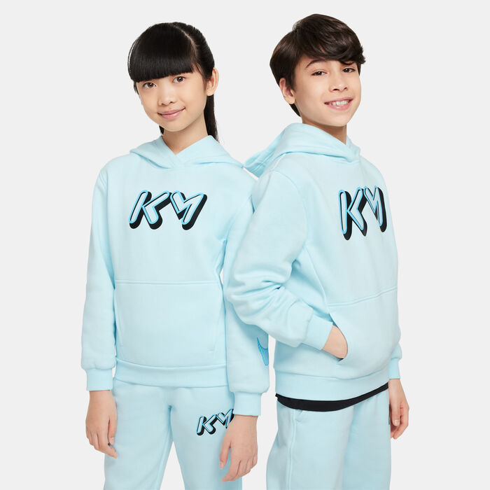 Nike Kids' Kylian Mbappé Club Fleece Hoodie (Older Kids) Blue image number 0