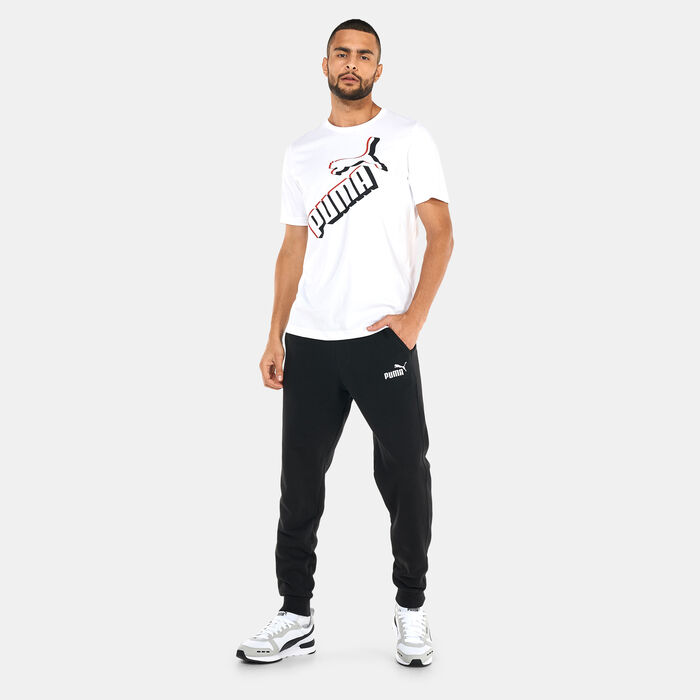 PUMA Men's ESS Big Logo T-Shirt White image number 2