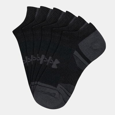 Under Armour Kids' UA Performance Tech No Shoe Socks (3 Pack) Black