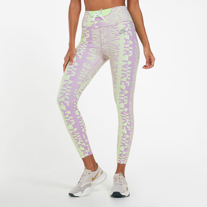 Nike Women's Air Epic Fast 7/8 Leggings Green image number 0