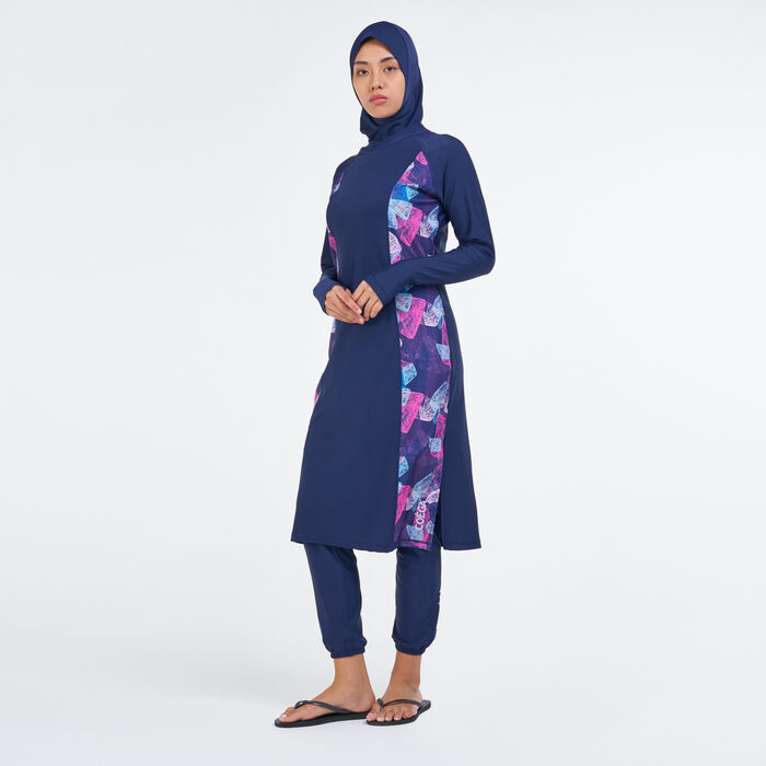 COEGA Women's Three-Piece Islamic Swimming Set Blue COEGA Women's Three-Piece Islamic Swimming Set Blue image number 0