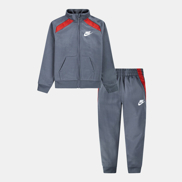 Nike Kids' Sportswear Taping Tricot Set Grey Nike Kids' Sportswear Taping Tricot Set Grey image number 0