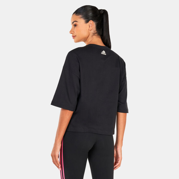 adidas Women's X FARM Rio T-Shirt Black image number 1