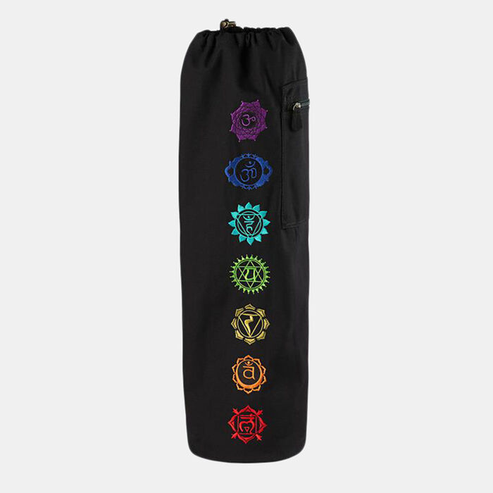 Gaiam Embroidered Chakra Yoga Mat Bag Multi Gaiam Embroidered Chakra Yoga Mat Bag Multi image number 0