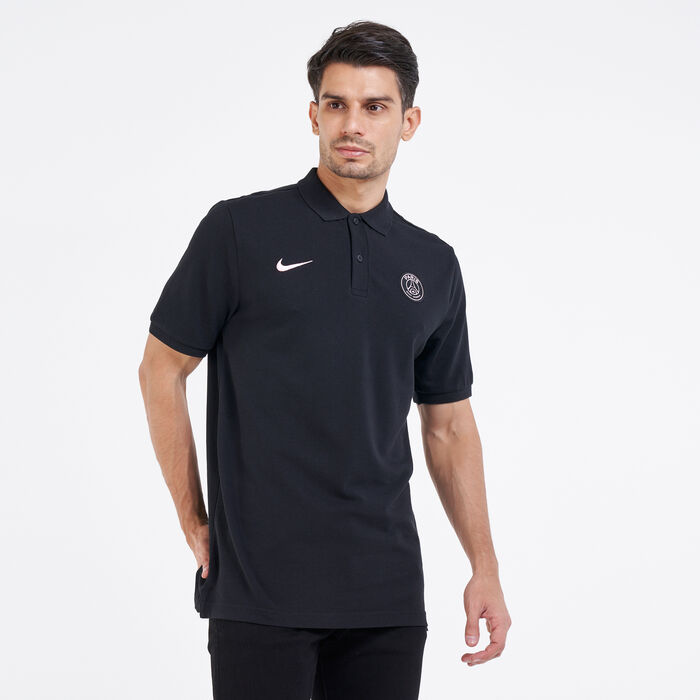 Nike Men's Sportswear Paris Saint-Germain Polo T-Shirt Black Nike Men's Sportswear Paris Saint-Germain Polo T-Shirt Black image number 0