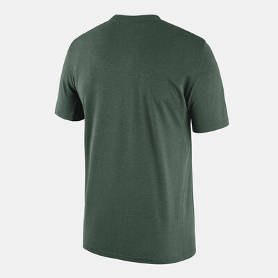 Nike Men's NBA Milwaukee Bucks Courtside Max90 T-Shirt Green