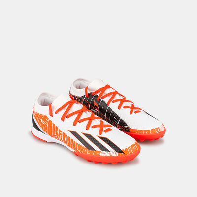 adidas Kids' X Speedportal Messi.3 Turf Ground Football Shoe Orange
