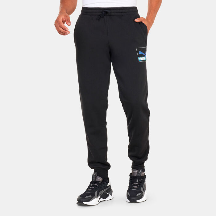 PUMA Men's Brand Love Sweatpants Black PUMA Men's Brand Love Sweatpants Black image number 0
