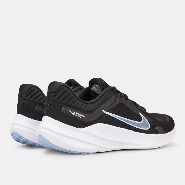 Nike Men's Quest 5 Road Running Shoe Black image number 3