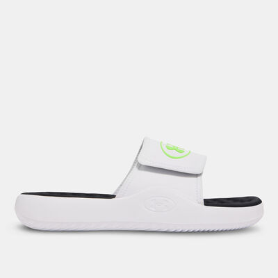 Under Armour Men's Ignite Pro 8 Slides White