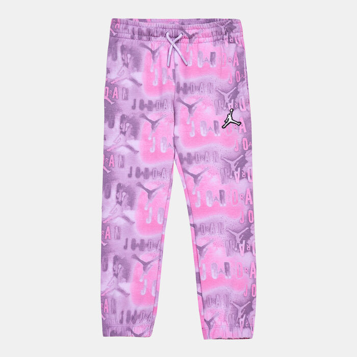 Jordan Kids' Essentials Printed Fleece Pants (Older Kids) Purple image number 0