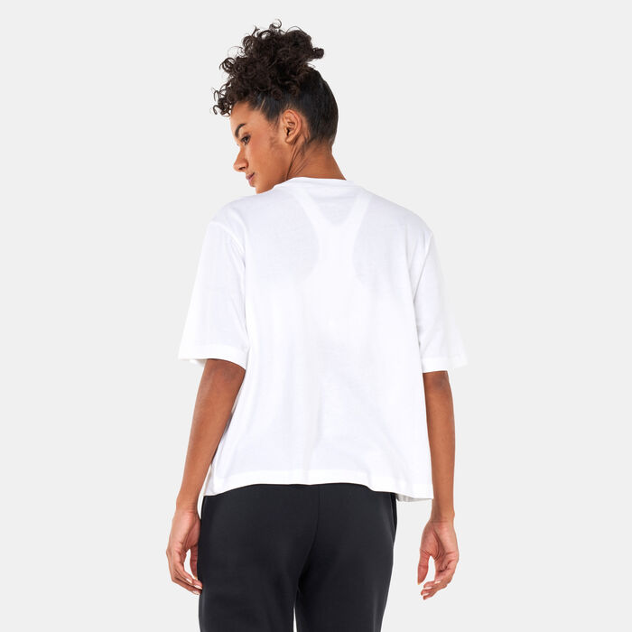 Nike Women's Sportswear Boxy T-Shirt White Nike Women's Sportswear Boxy T-Shirt White image number 1