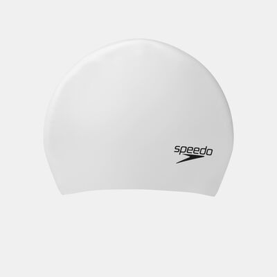 Speedo Long Hair Swimming Cap Grey Speedo Long Hair Swimming Cap Grey