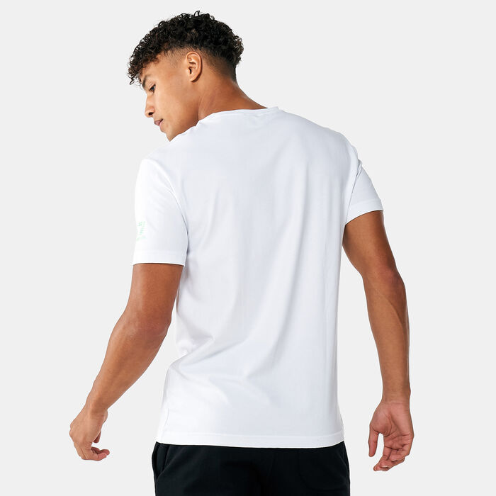 EA7 Emporio Armani Men's Train Graphic Series Eagle T-Shirt White EA7 Emporio Armani Men's Train Graphic Series Eagle T-Shirt White image number 1