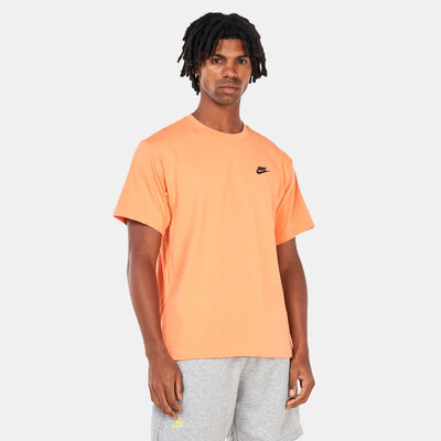 Nike Men's Sportswear Lightweight Knit T-Shirt Orange